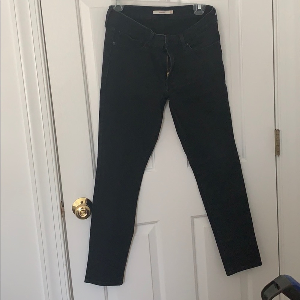 Levi 711 Skinny Jean black